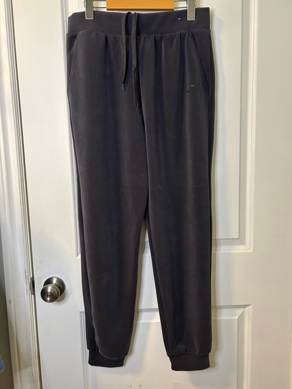 118. Women's Charcoal Gray Jogger Pants - Soft Drawstring Track Pants